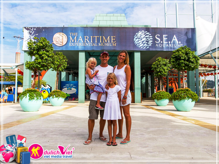 Vé tham quan Singapore giá tốt Combo 2 vé Universal + Sea Aquarium